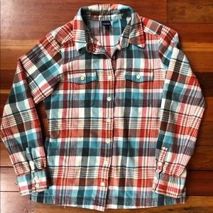 Patagonia organic cotton flannel shirt